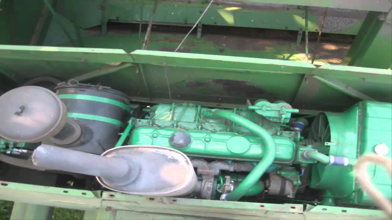 John Deere 965 z silnikiem Bizona BS  przygotowania do żniw 2013