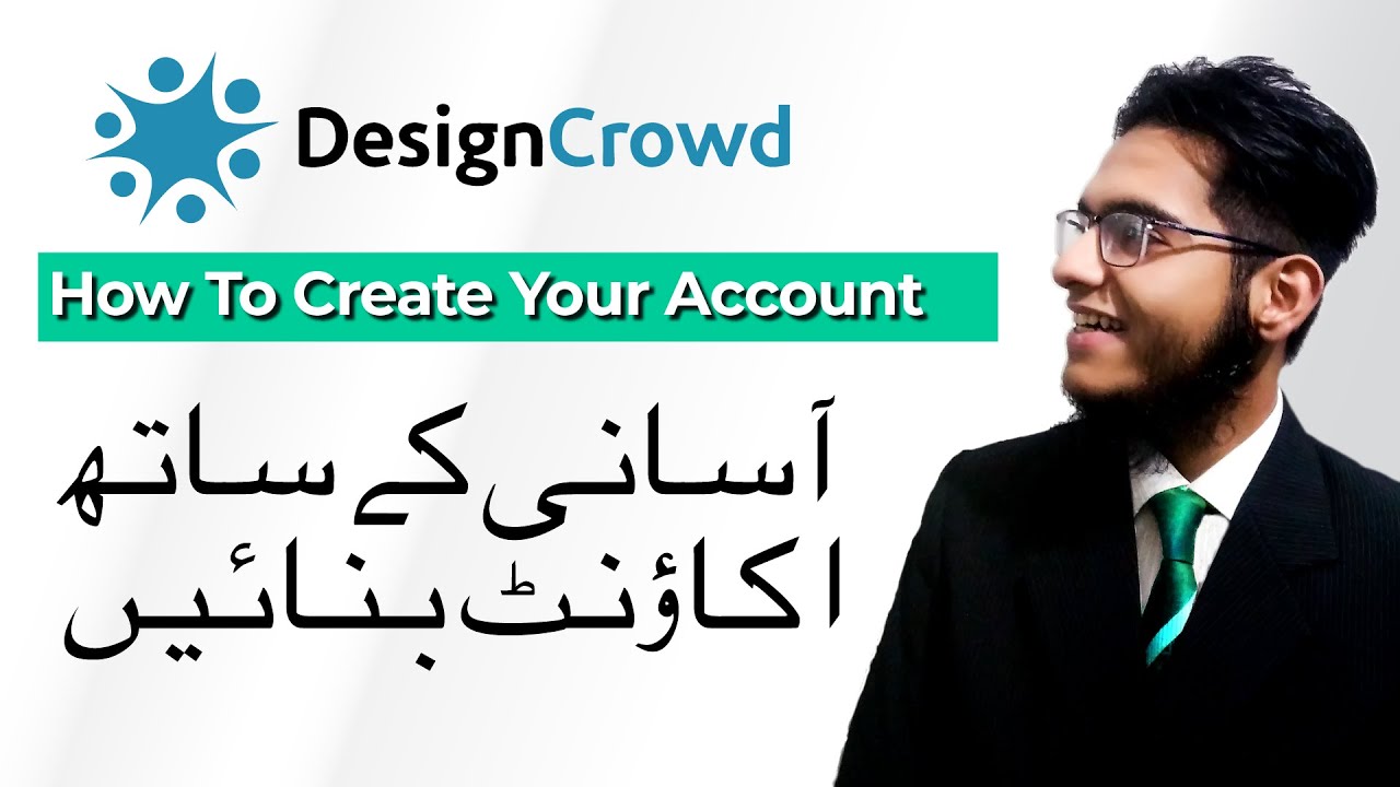How to Create Your DesignCrowd Account and Get it Approve - Class 17 - Online Earning With Graphics