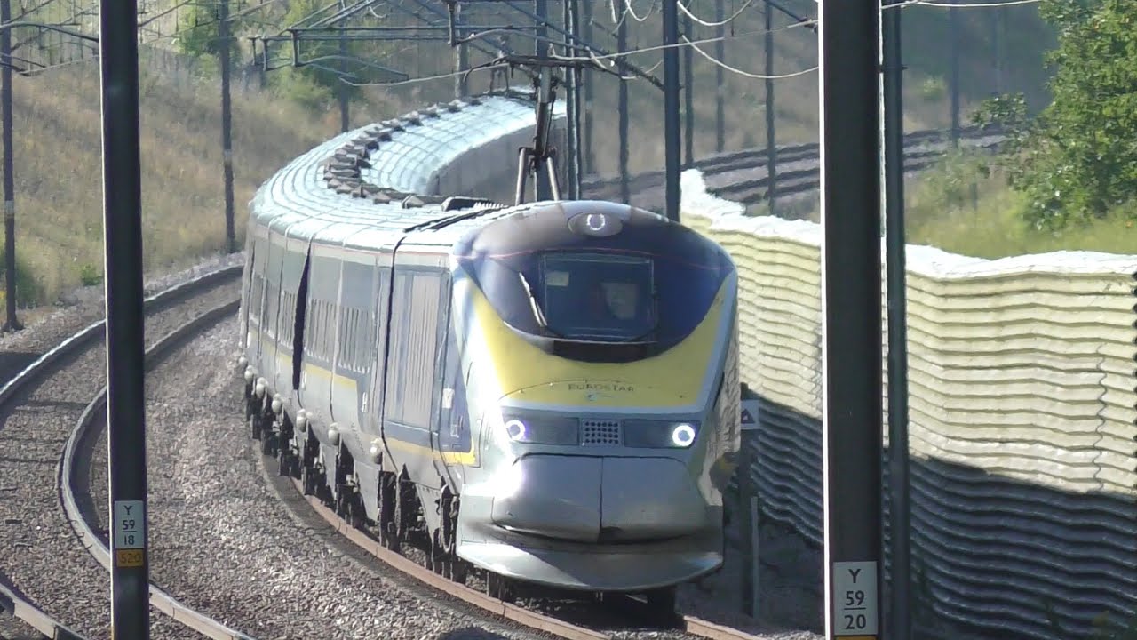 Eurostar Class 373s (e300) at Speed on HS1 Compilation | Summer 2024