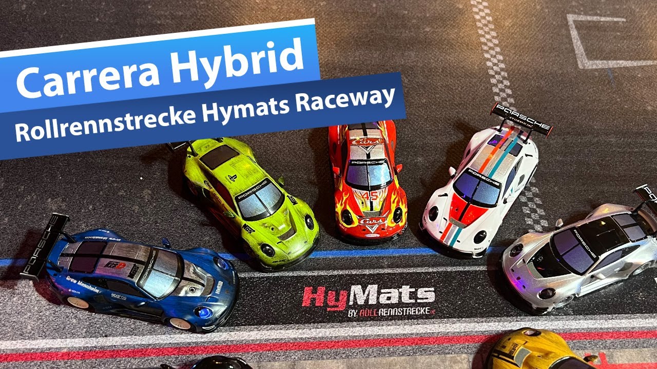 Carrera Hybrid: Rollrennstrecke Hymats Raceway im Test