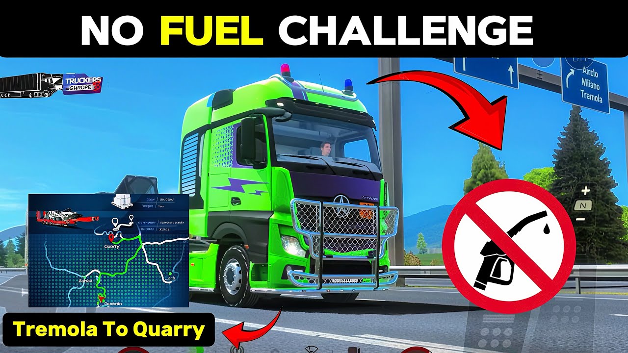 No Fuel Challenge 😭 | Tremola To Quarry 