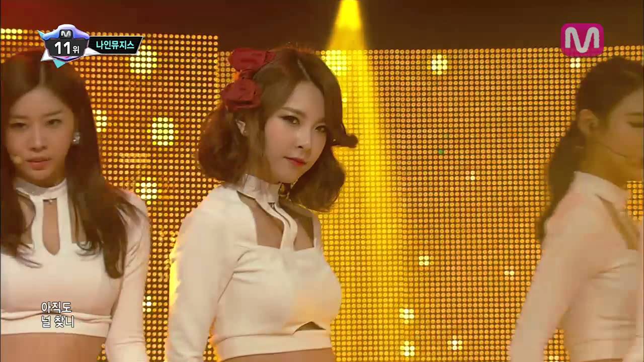 나인뮤지스_Glue (Glue by 9Muses of Mcountdown 2013.12.19)