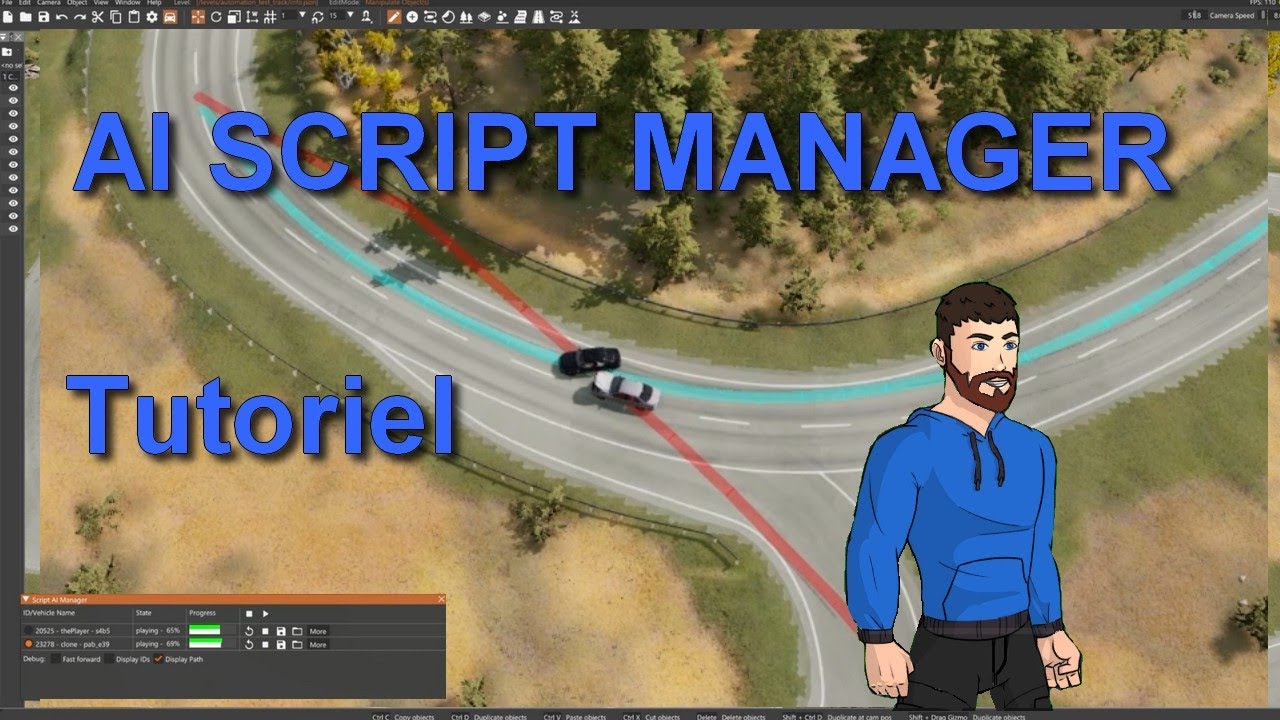 Tutoriel BeamNg : Préparer ses IA pour faire un scénario