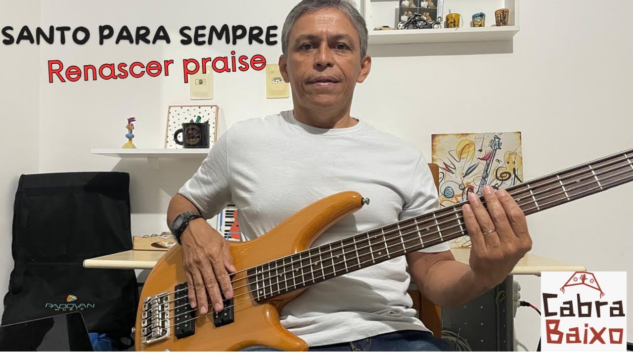 SANTO PARA SEMPRE- GABRIEL GUEDES- bass cover @cabrabaixo
