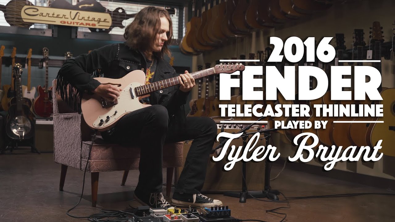 Fender Custom Shop Thinline Tele played by Tyler Bryant