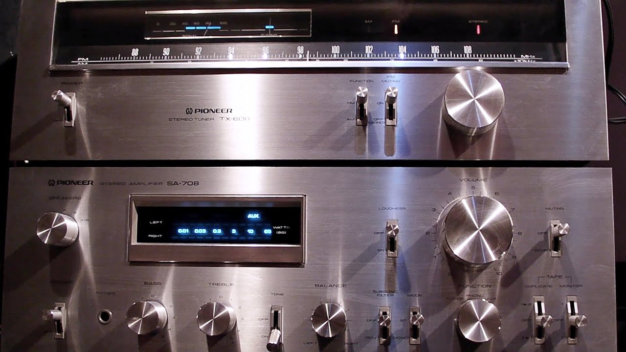 Обзор Pioneer SA-708 и Pioneer TX-608