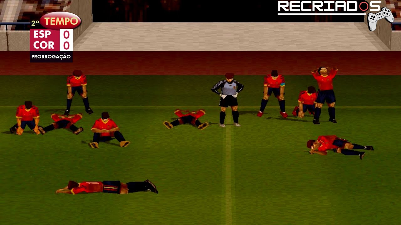 CORÉIA DO SUL 0 X 0 ESPANHA - (PÊNALTIS 5-3) - COPA DE 2002 - RECRIADO NO WINNING ELEVEN 2002