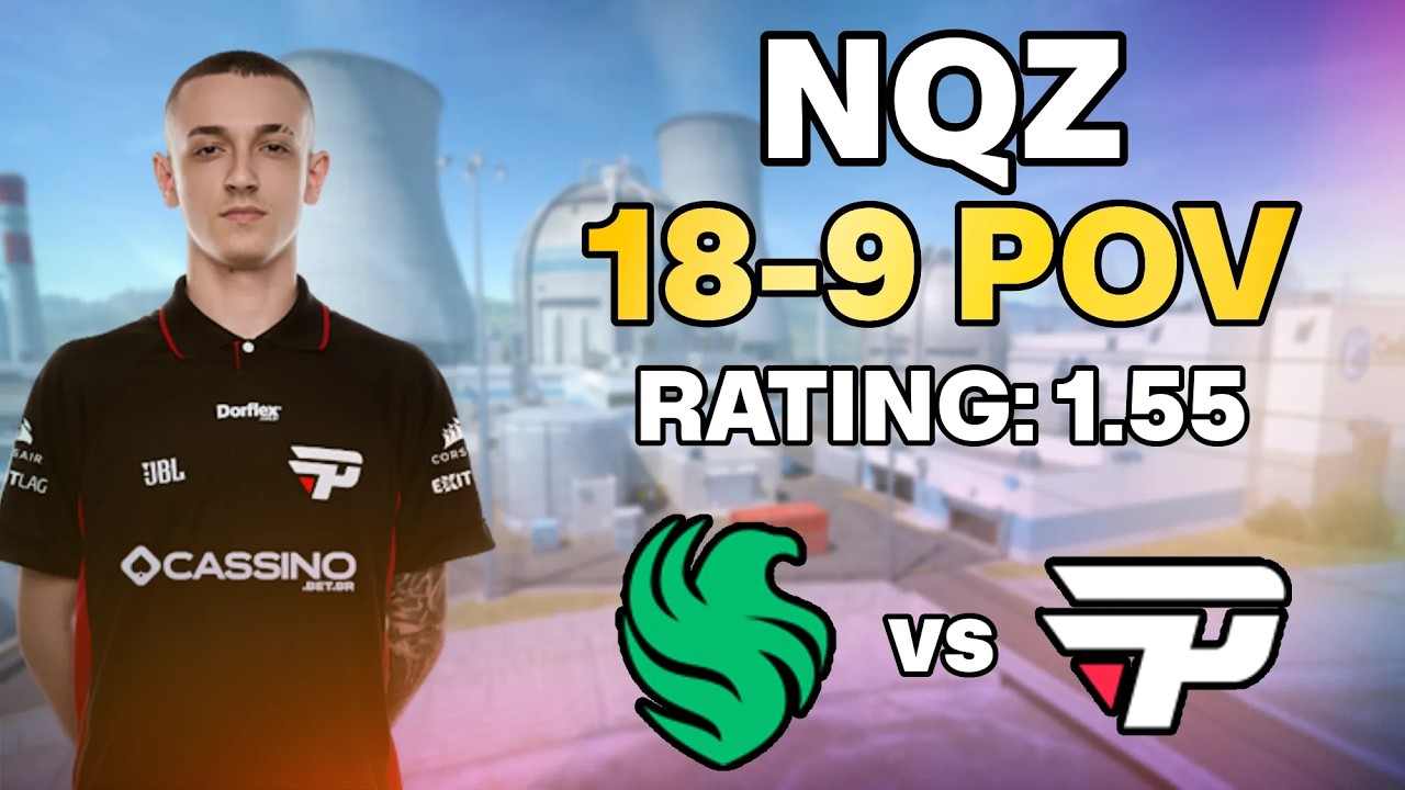 nqz 18-9 vs Falcons | PGL Bucharest 2025 | Nuke POV