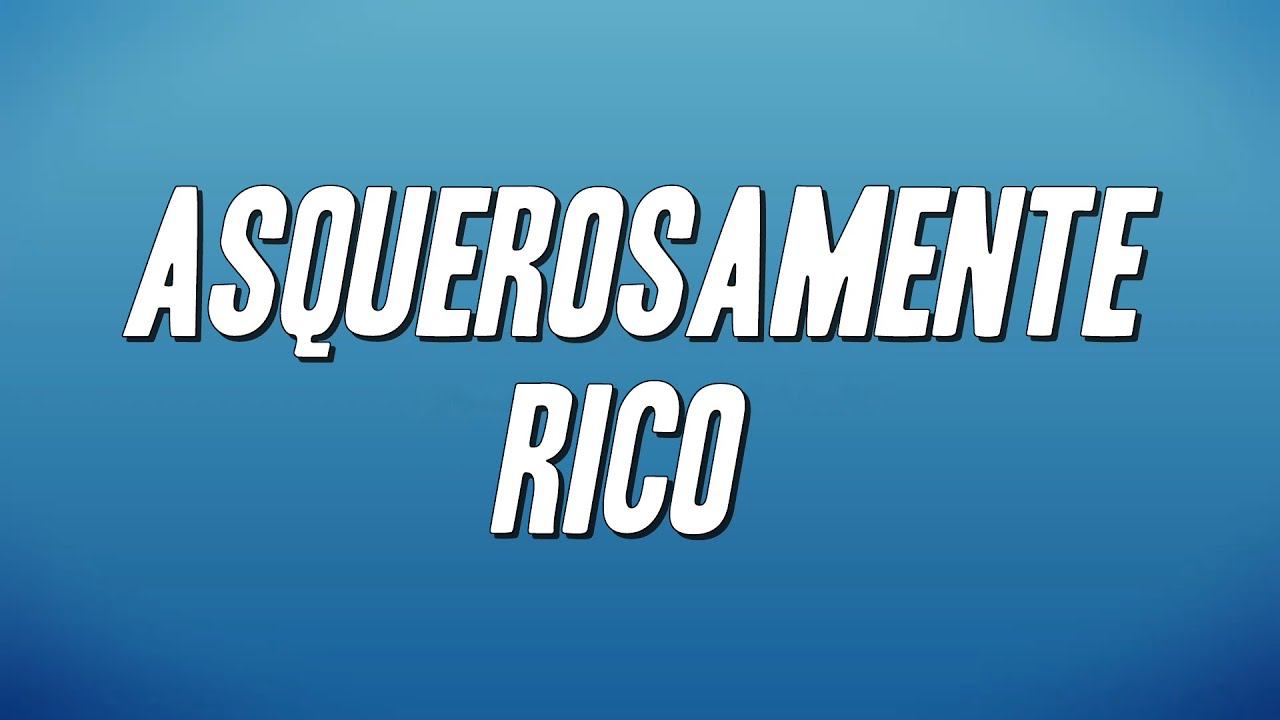 Oscar Maydon, Peso Pluma - Asquerosamente Rico (Letra)