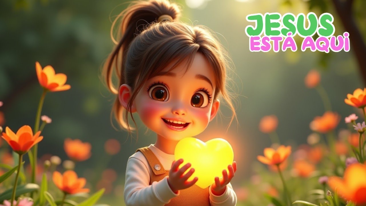 JESUS ESTÁ AQUI | Música Infantil Cristã | Música para Crianças
