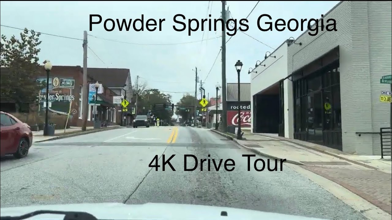 Powder Springs Georgia 4K Drive Tour 