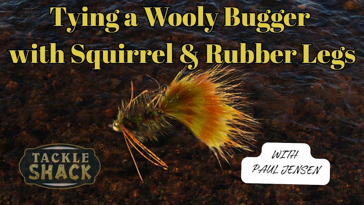 Bugger Week Day 3 - Tying a Wooly Bugger with Squirrel & Rubber Legs