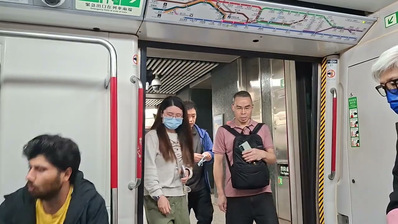 港鐵 荃灣綫 M-Train A287/A266 (A266) 太子站至中環站