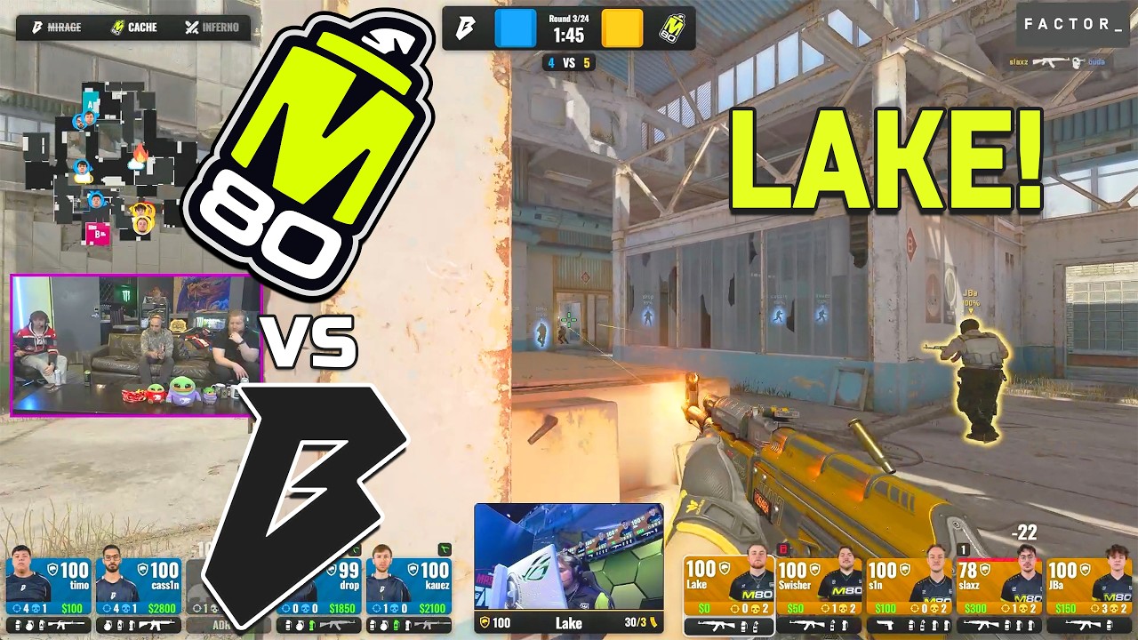 БЕЗУМНЫЙ МАТЧ! M80 против BESTIA &mdash; Хайлайты &mdash; iBUYPOWER Masters FML 2026 &mdash; CS2