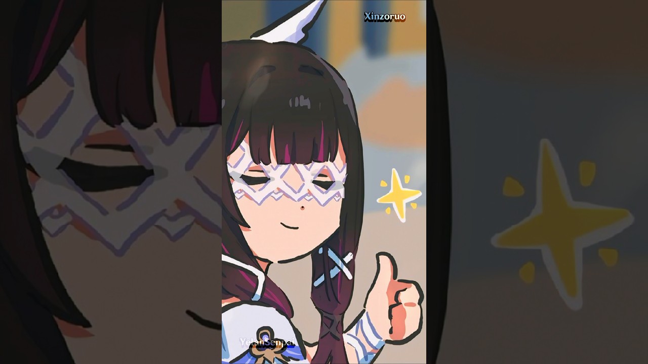 Columbina Makes Lauma Fall Next To Nefer [ Genshin Impact Comic ]
