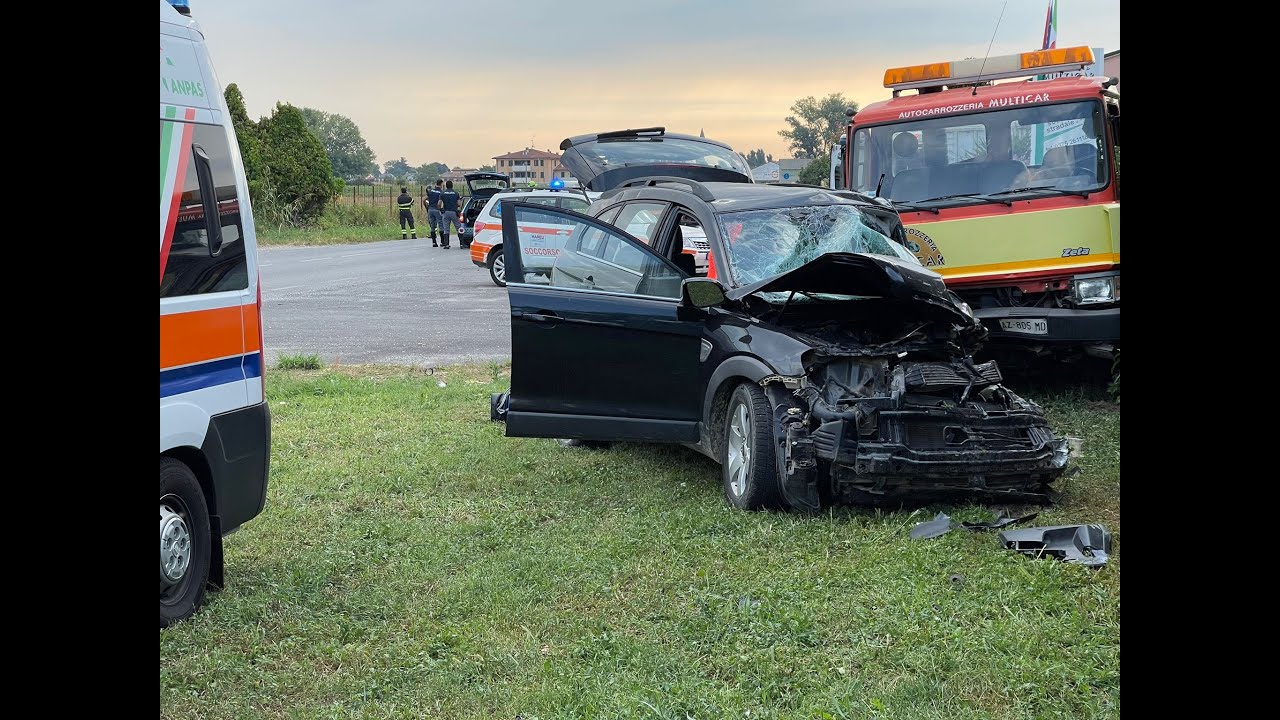 Scontro frontale a Gussola, un 48enne trasportato in elisoccorso all'ospedale di Pavia