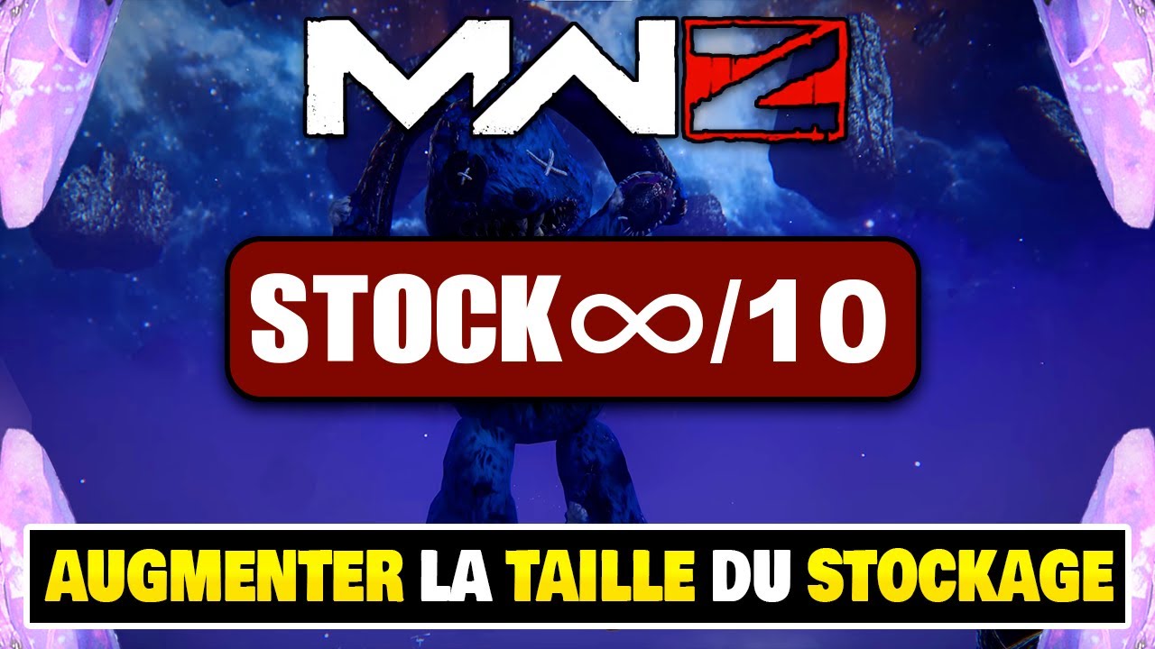 TUTO AUGMENTER La TAILLE du STOCKAGE sur MW3 ZOMBIES ! (Glitch MWZ)