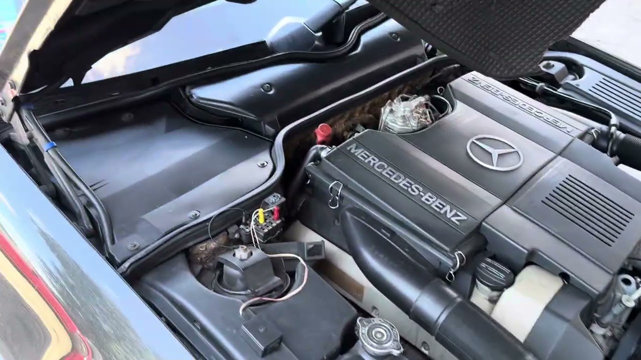 Mercedes r129 1989-1993 diagnostyka dioda naprawa dach weryfikacja 16 pin złącze