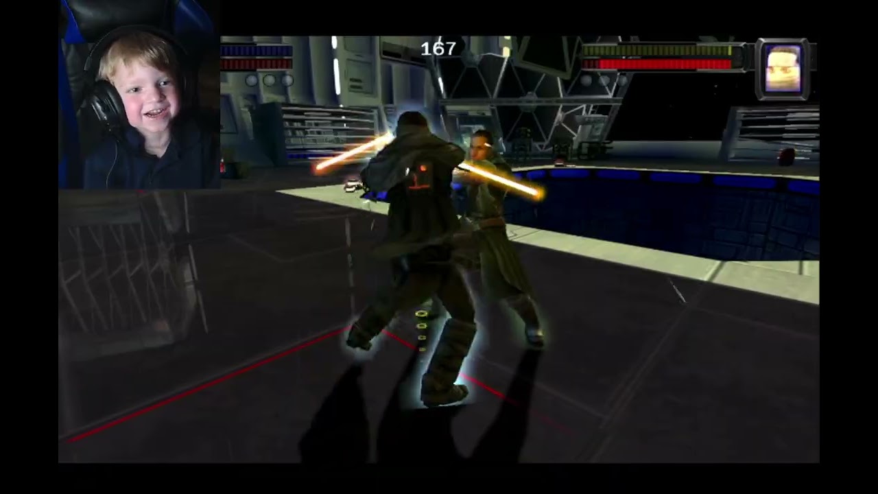 Two Player Battle! Star Wars: The Force Unleashed Gameplay (Switch)