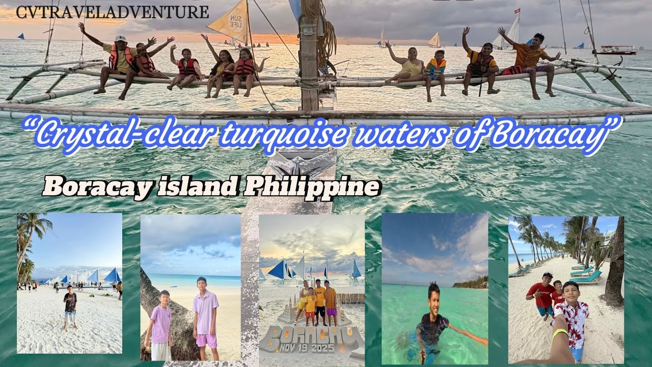“Crystal-clear turquoise waters of Boracay”