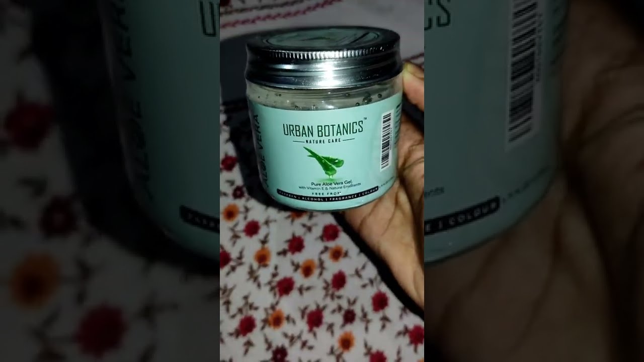 Urban Botanics Aloe Vera Jel Unboxing #shorts