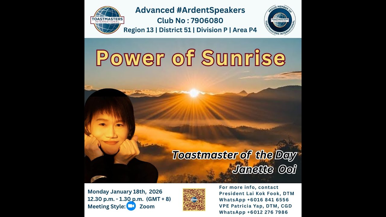 20260119~Power of Sunrise