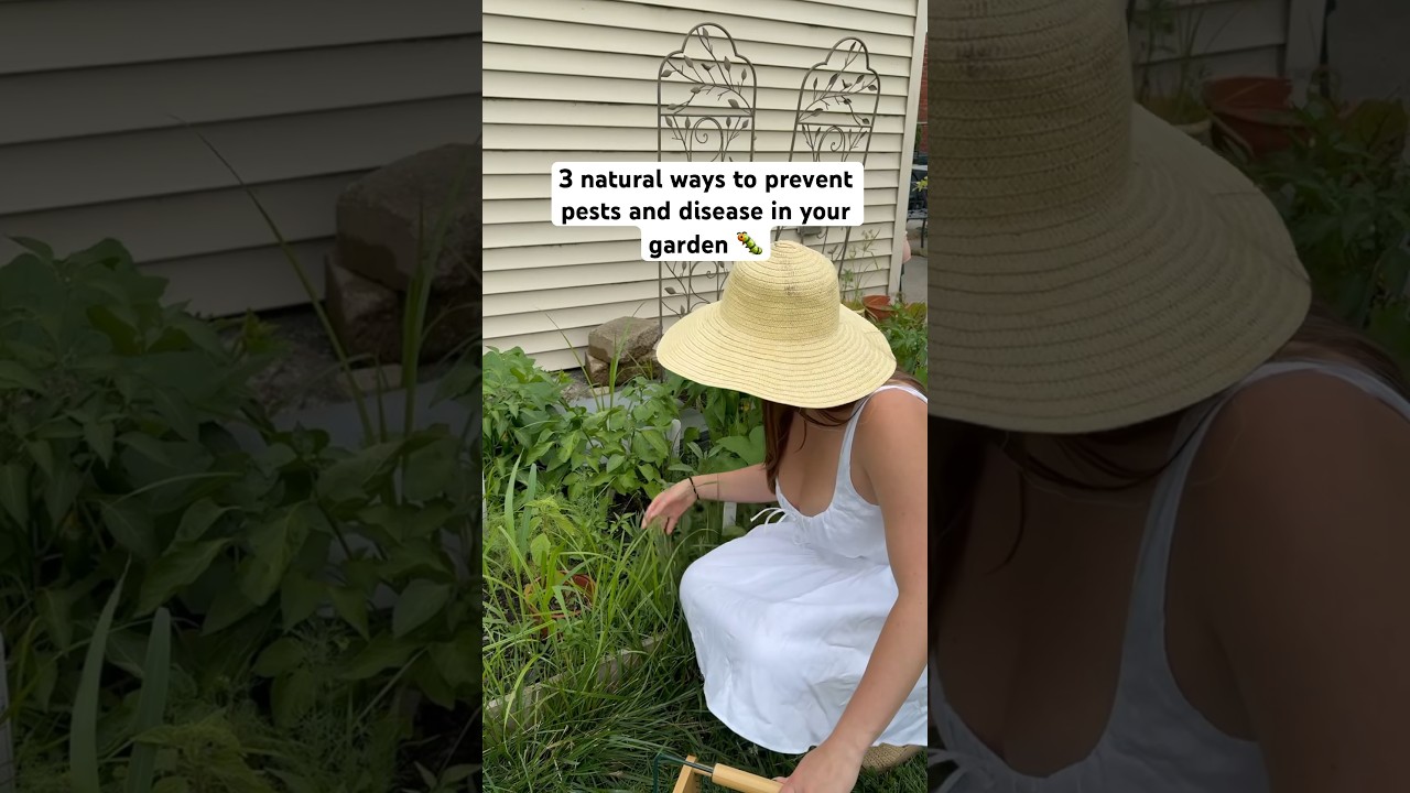 Preventing pests naturally in the garden🐛 #gardening #organicgardening #gardeningtips #gardenpests