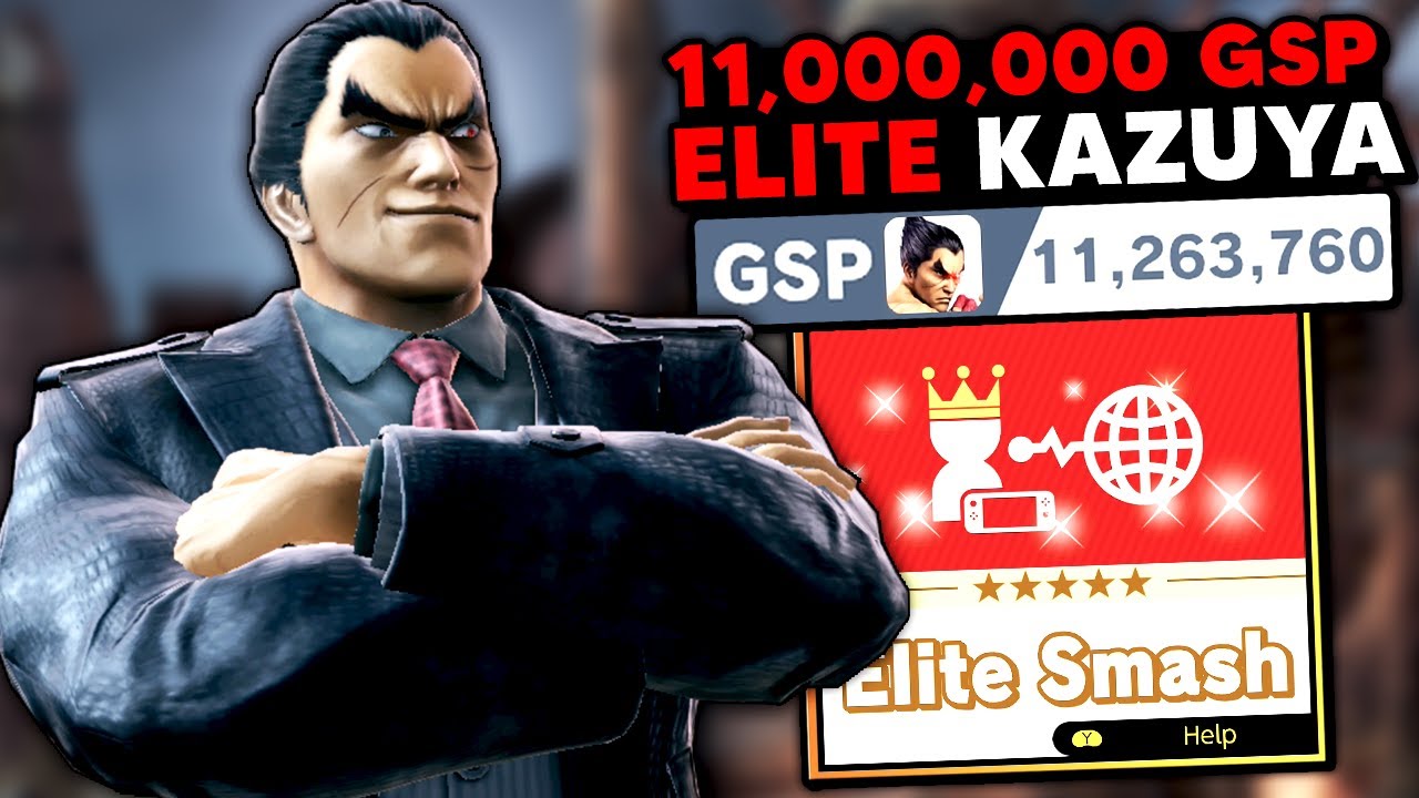 This is what an 11,000,000 GSP Kazuya looks like in Elite Smash