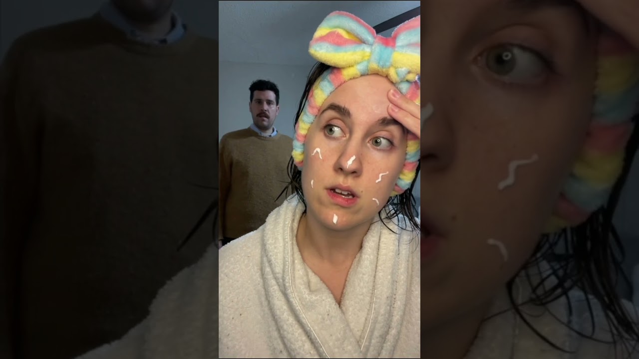 GRWM to break up with my BF 😳 #shorts #grwm