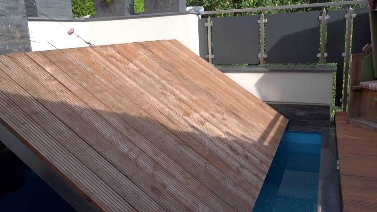 Poolabdeckung Selbstgebaut