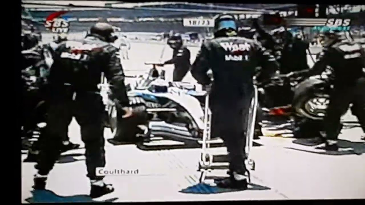 David Coulthard Glijdt Ook Tegen Zijn Team Aan F1 Amerika 2004 Commentaar Olav Mol