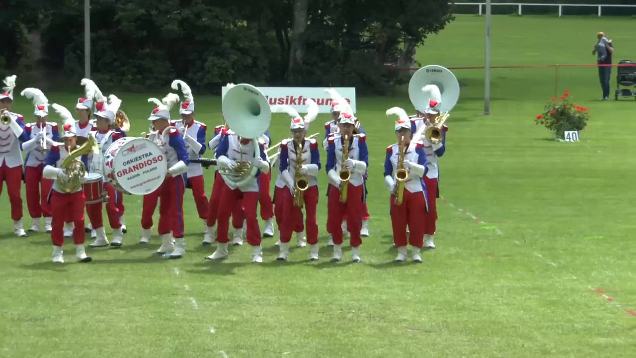 Orkiestra Grandioso Radom - Marschparade EU - Rasteder Musiktage 2016