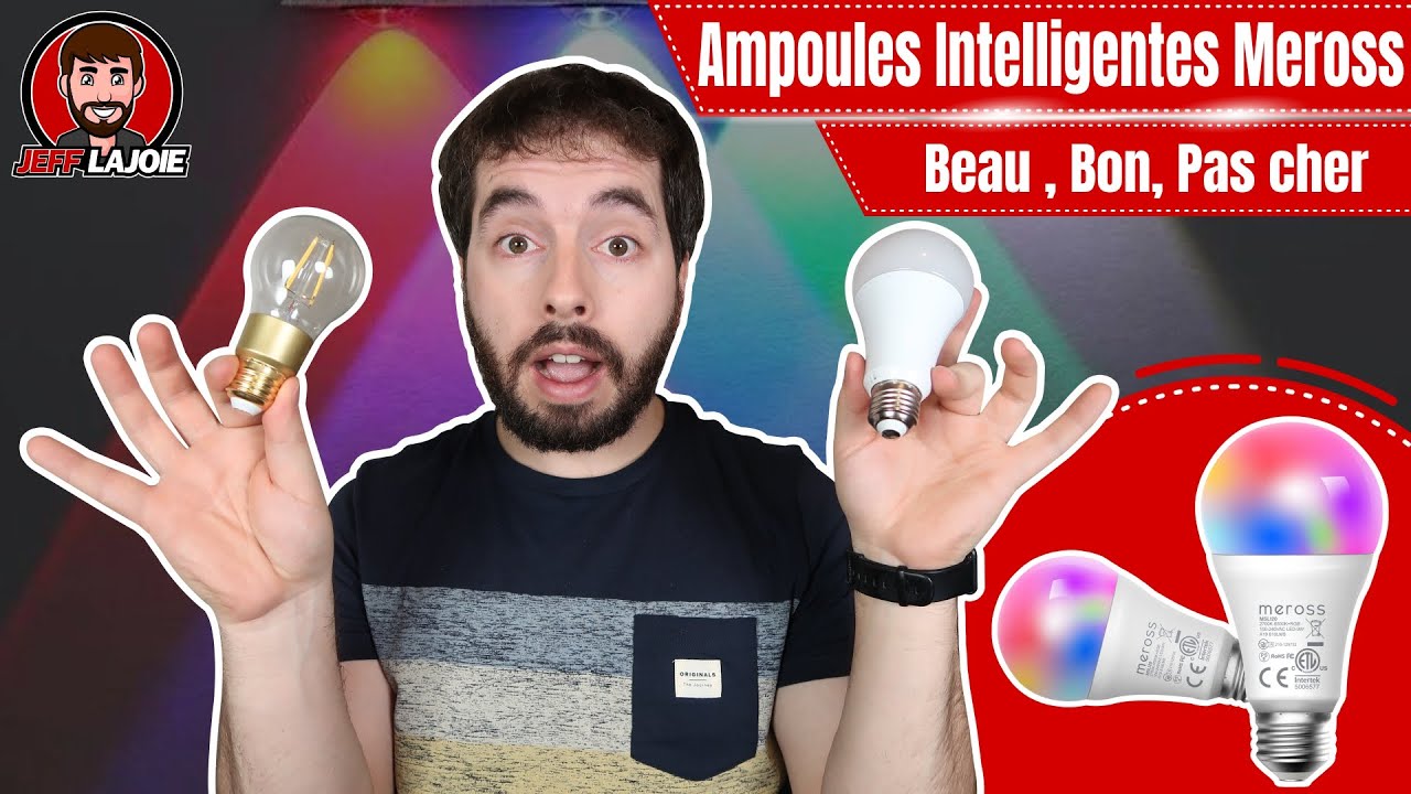 Ampoule intelligente connectée Meross – Beau, Bon, Pas Cher !