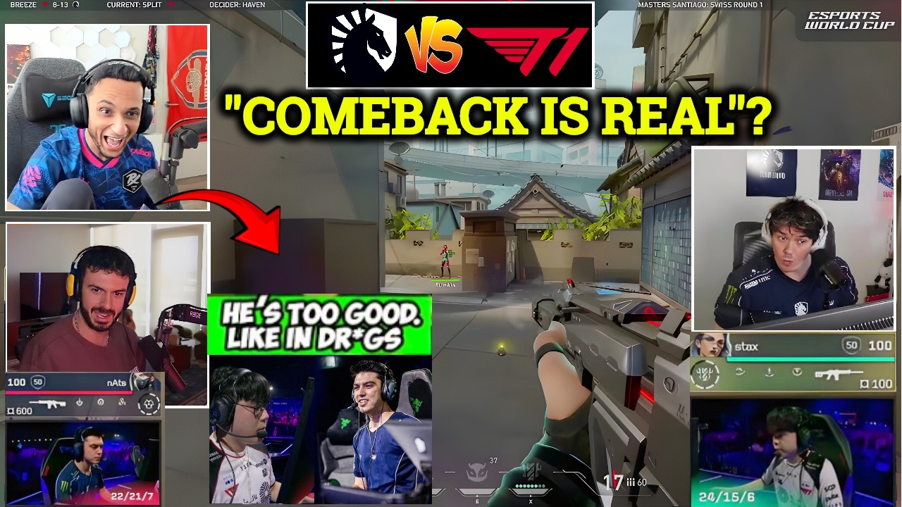 FNS, Tarik & Sliggy Reacts to TEAM LIQUID vs T1 Best Moments in Valorant Masters Santiago 2026