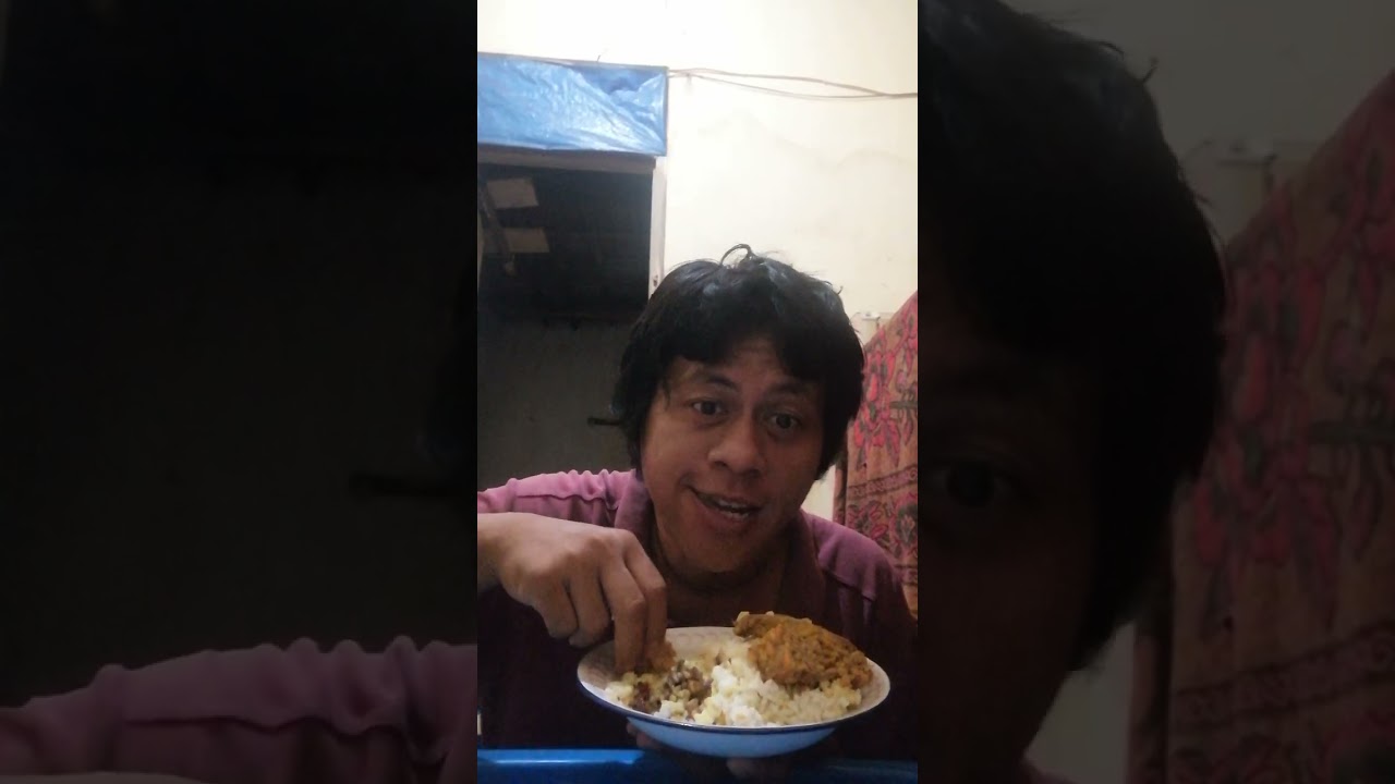 Menu buka puasa yang ke 13 sama tempe endok dadar 