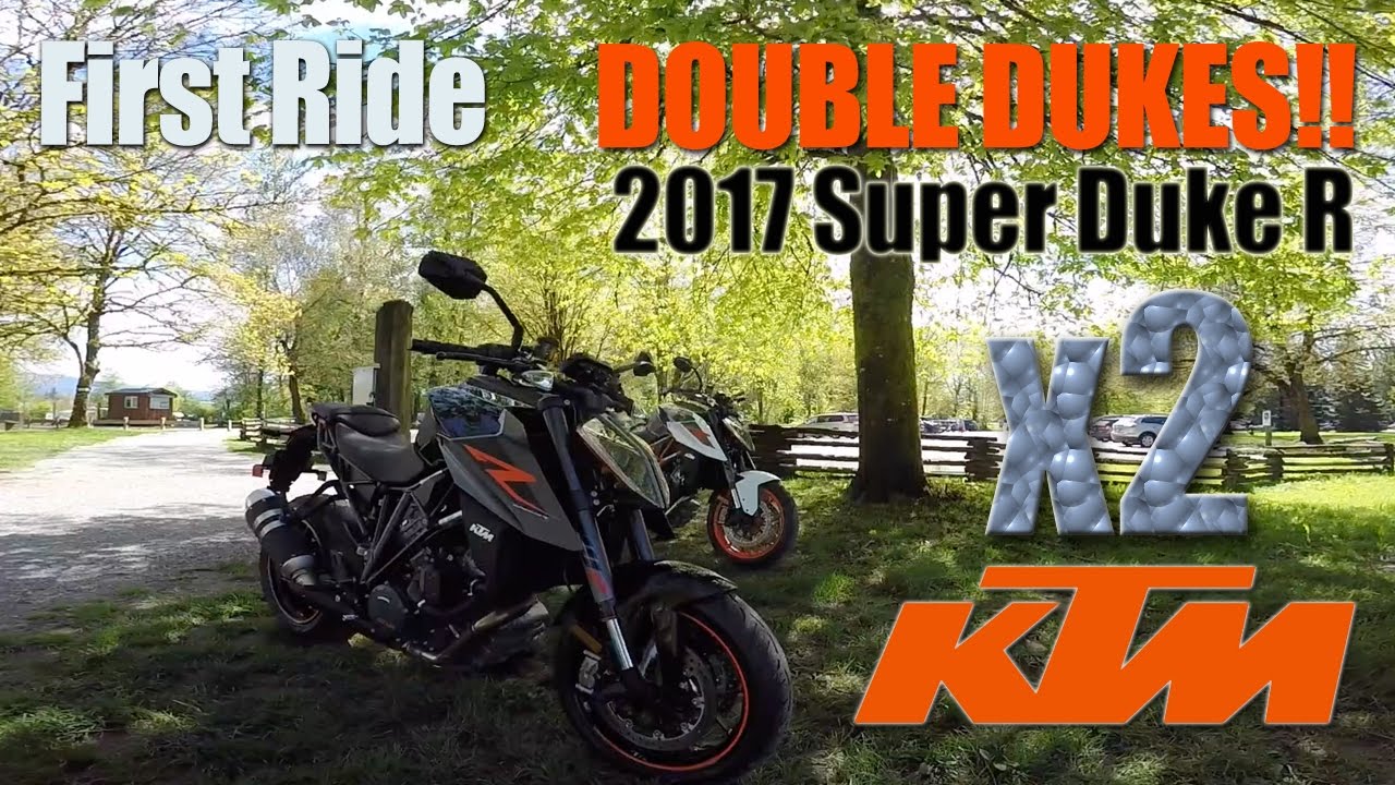 First Ride: Double Dukes!! 2017 KTM Super Duke R (x 2)