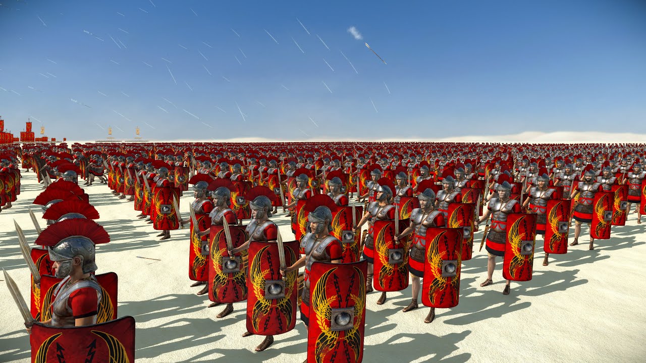 ROMANS vs ARROW RAIN - Total War ROME REMASTERED