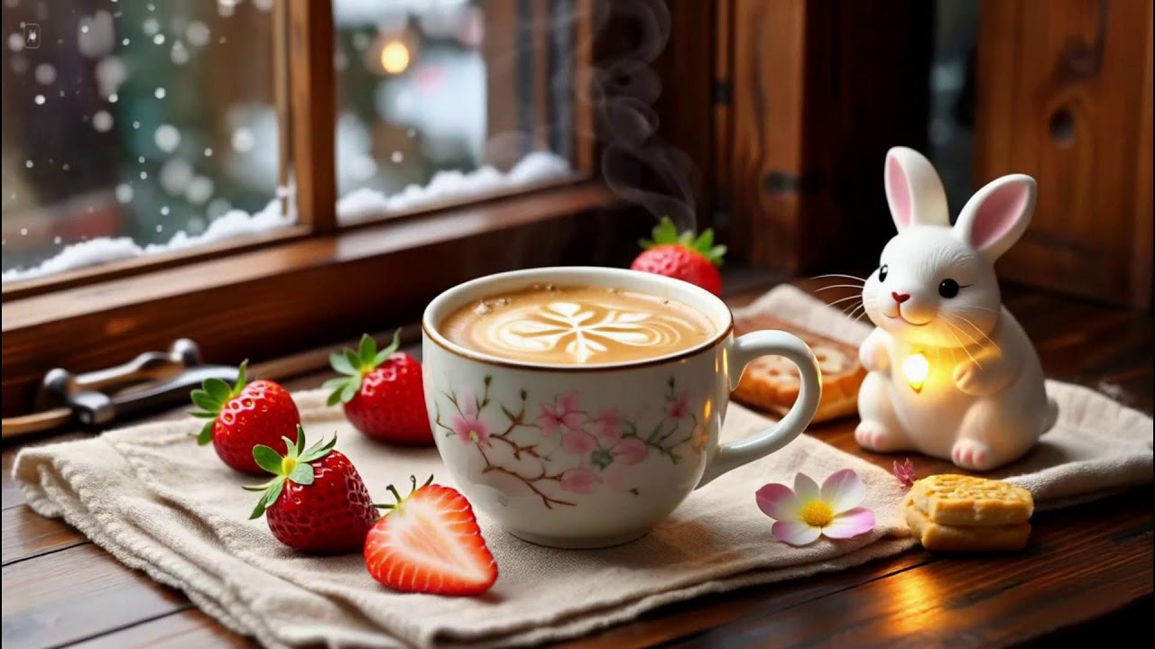 February Jazz ☕ Positive Winter Morning Café Jazz, Sweet Bossa Nova Piano Music for an Uplifting Day