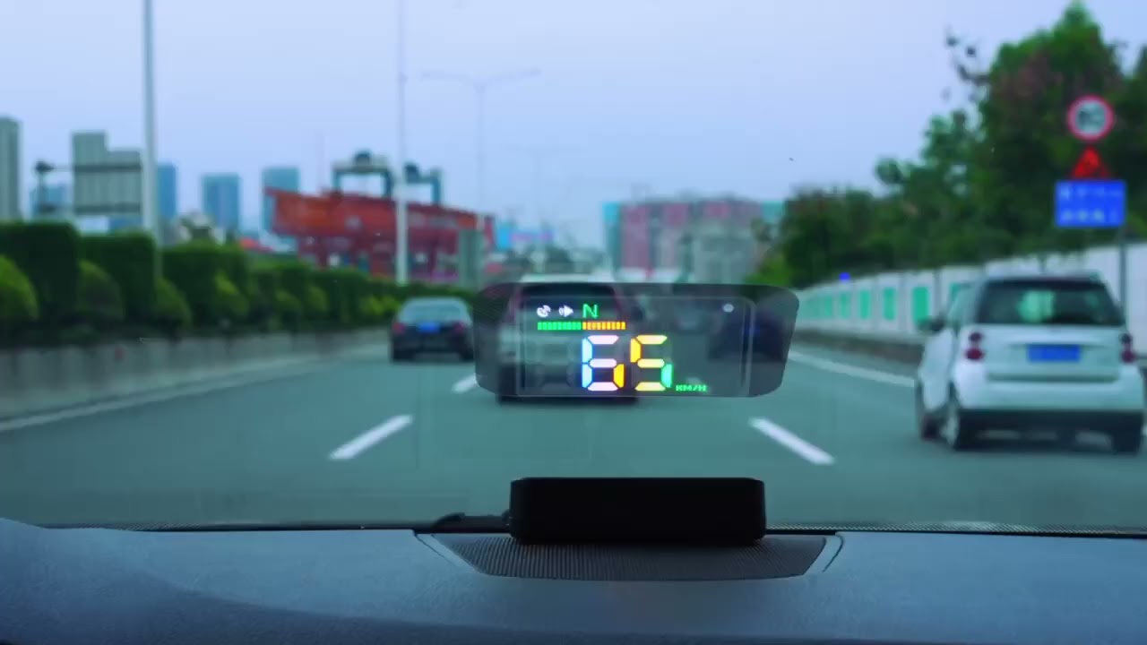 H4 Car HUD Head Up Display connect by USB port,work to all cars