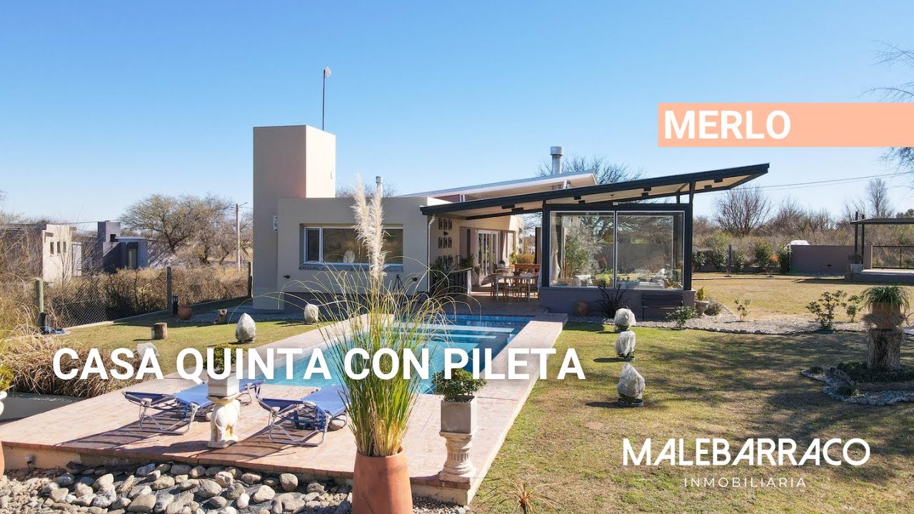Casa quinta con pileta en #merlosanluis !