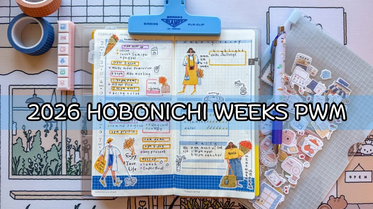 2026 Hobonichi Weeks:  Week 6 Plan With Me