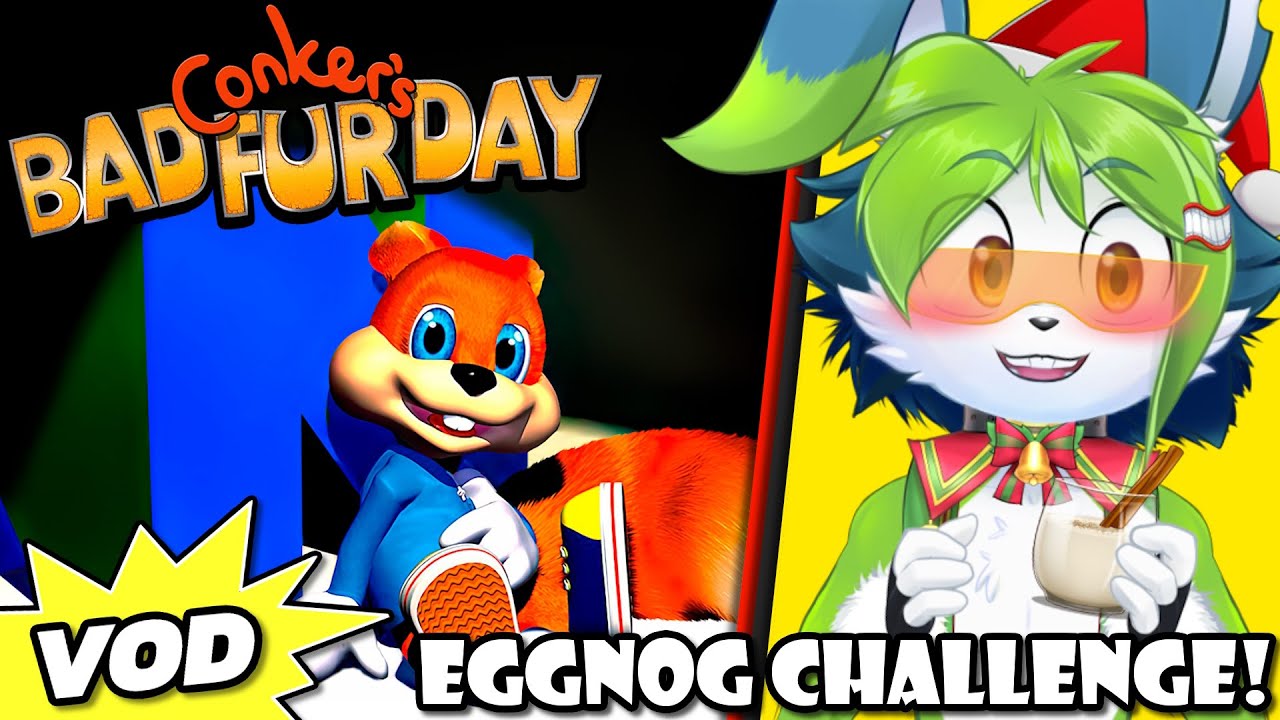 🎄🍻The Conker's Bad Fur Day n' Eggnog Challenge!🍻🎄 - Part 2 of 2