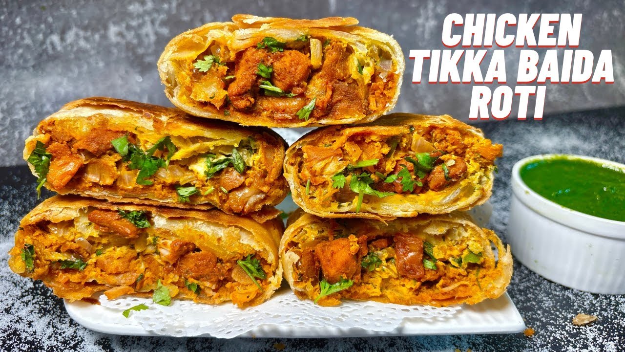 Tandoori Chicken Tikka Baida Roti | Bohri Mohalla Style Baida Roti | Ramadan Special Chicken Recipe