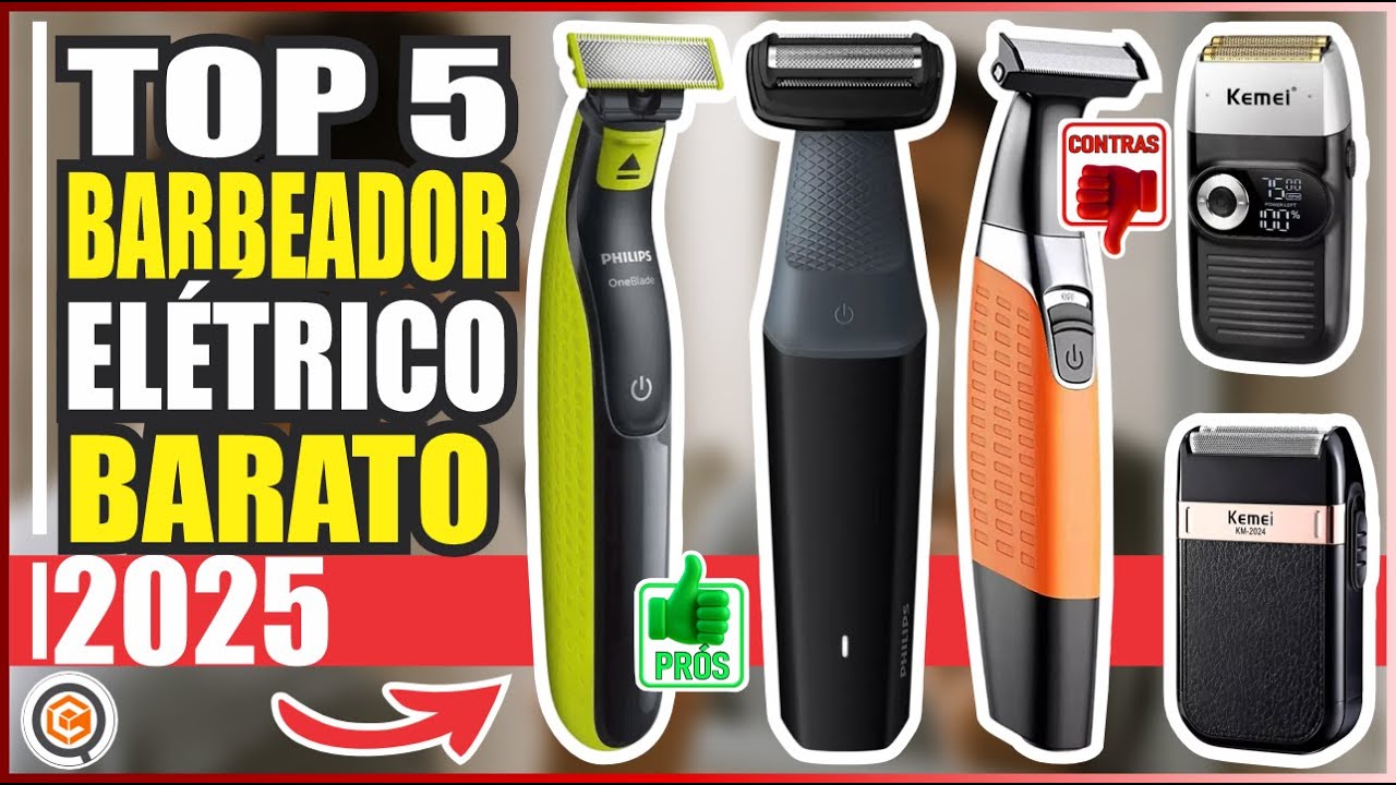 MELHOR BARBEADOR ELÉTRICO BOM E BARATO de 2025 💸 Bons, Confortáveis e com Ótimo Custo Benefício!