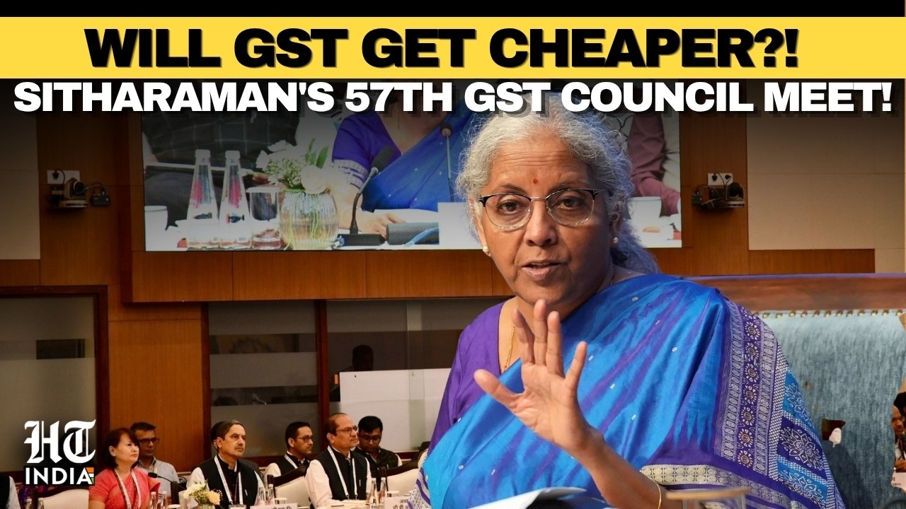 LIVE: 57th GST Council Meeting Under FM Nirmala Sitharaman's Chairmanship at Bharat Mandapam, Delhi