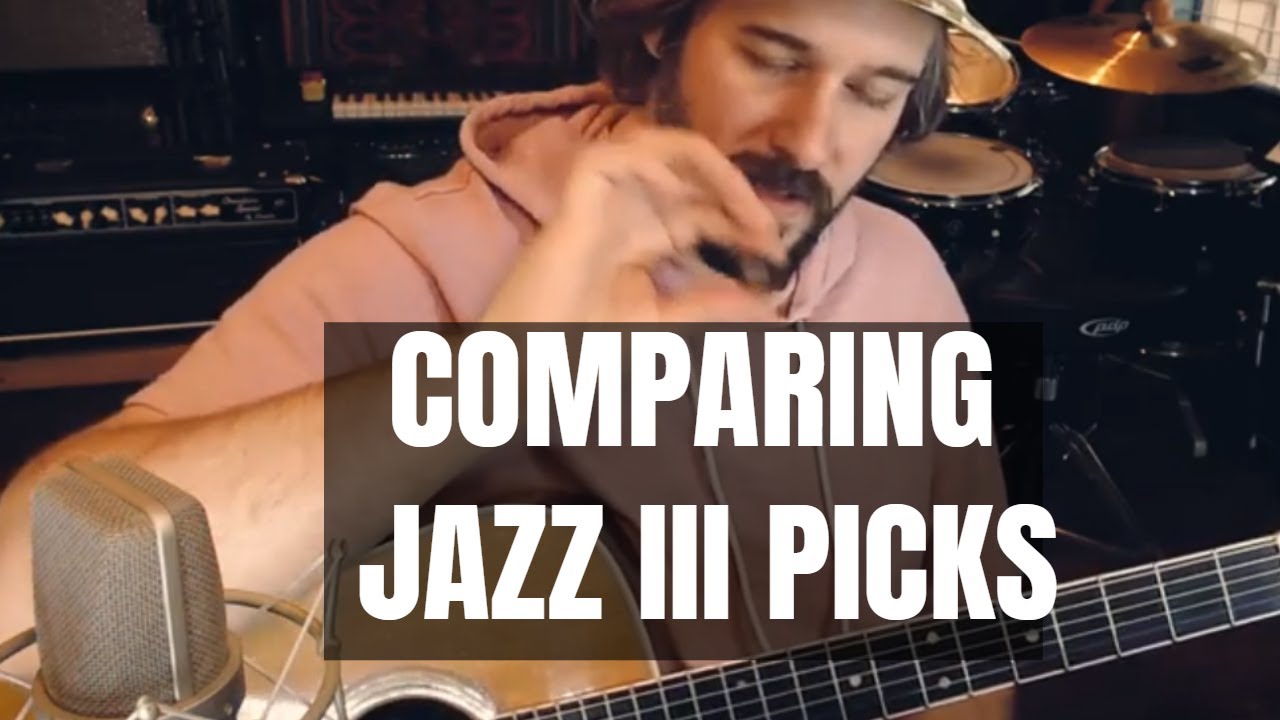 Dunlop Tortex Pitch Black Jazz III Review and Comparison - 60mm vs Flex vs Classic