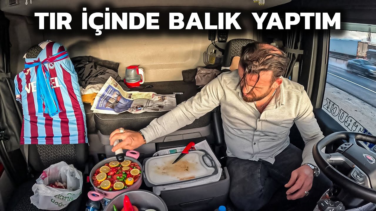 TIR'IM KALDI (KEPÇE ÇIKARDI) / Tır'da Çinekop Tava / Sabrımı Zorlayan İnsanlar...!