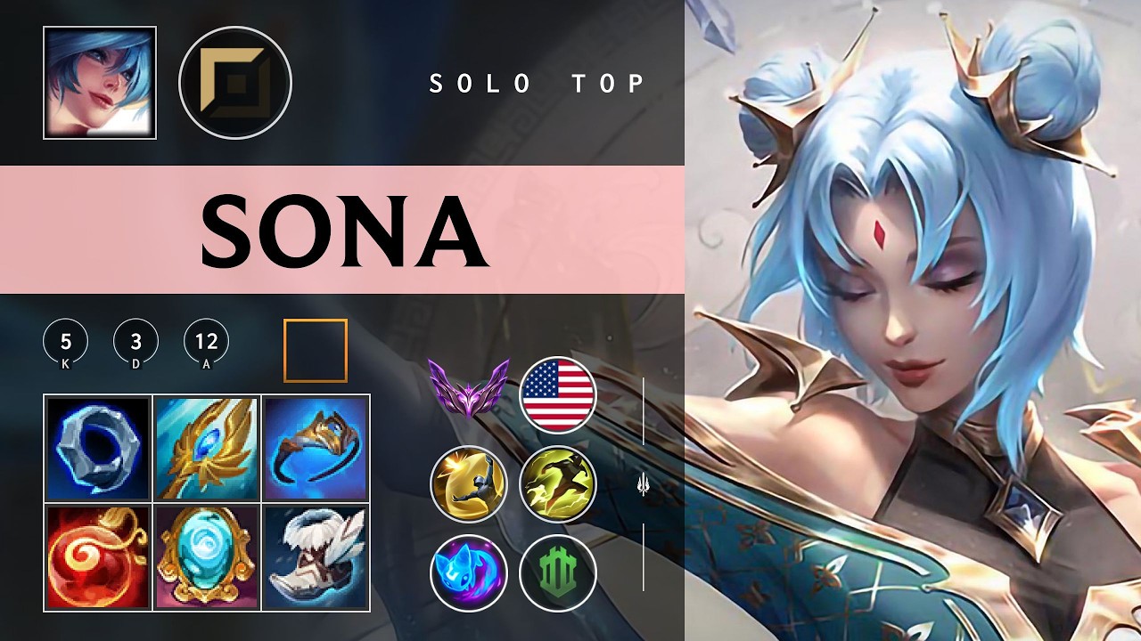 Sona Top vs Renekton - NA Master Patch 26.02