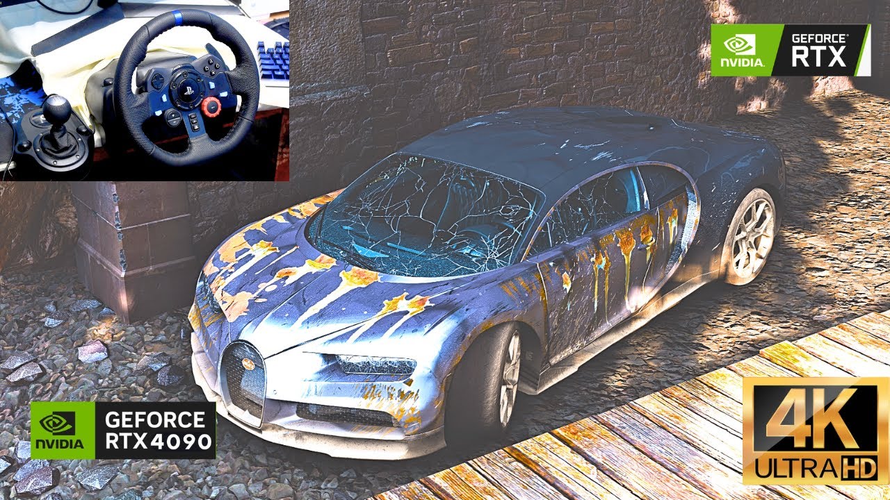 Rebuilding  Bugatti Chiron | Forza Horizon 5 | Logitech G29 & Shifter |  4K Gameplay |