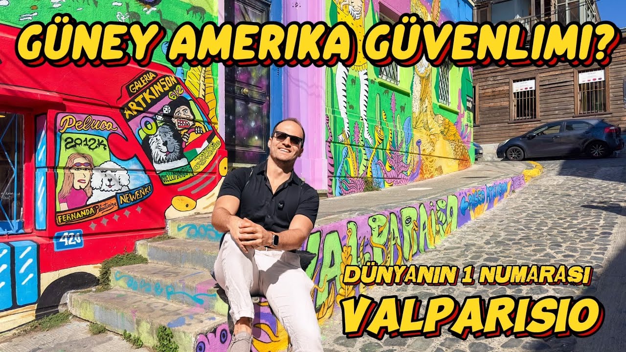 35 Saniyede 1 Deprem Oluyor! ★ Dünyanın Graffiti Başkenti Valparaíso ★ Şili Sokak Sanatı